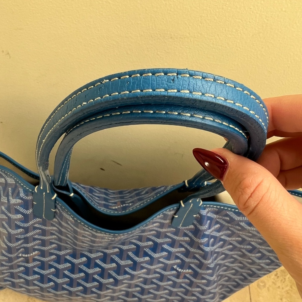 Goyard Blue Tote Bag - Picture 5 of 11